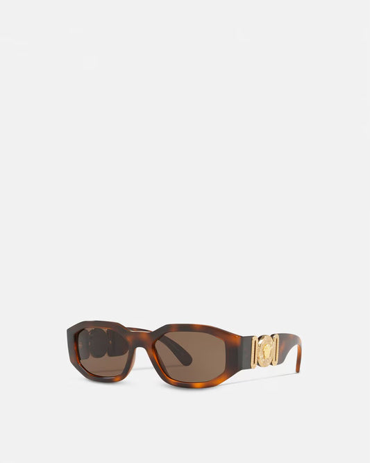 Versace - Lunettes De Soleil Médusa Biggie Havana