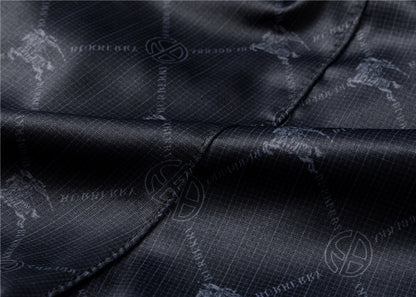 Burberry - Shorts avec motif monogramme et bande colorée - Noir