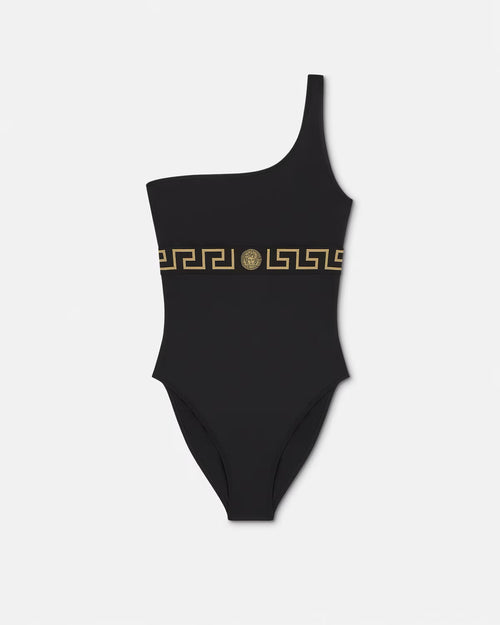 Versace - Maillot de bain une pièce à bordure Greca Noir II