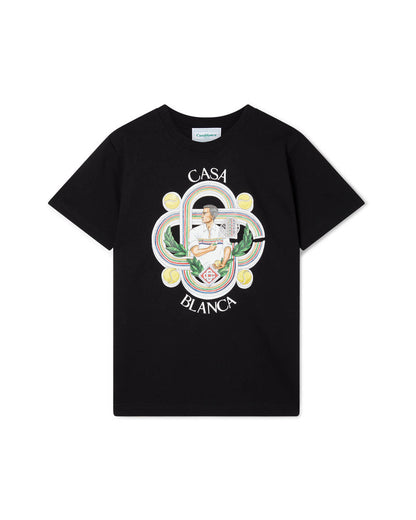 Casablanca - T-shirt Over Tennis Noir