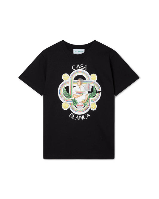 Casablanca - T-shirt Over Tennis Noir
