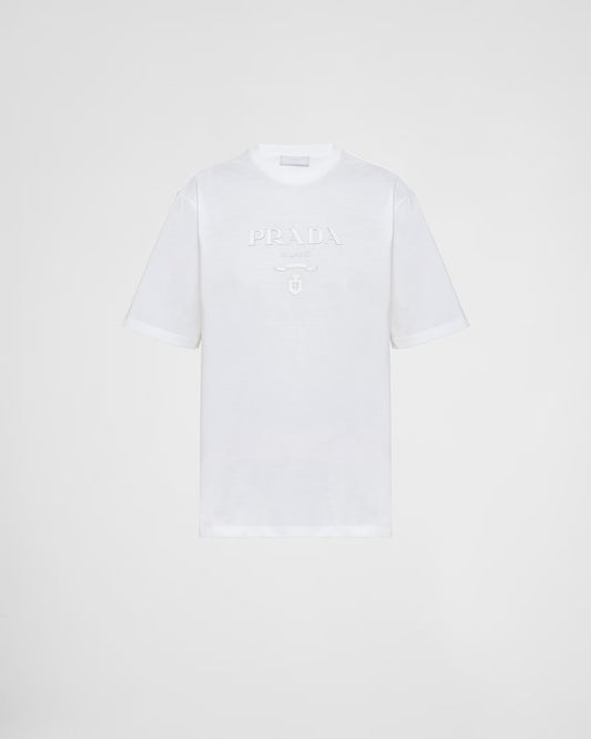 Prada - T-shirt en coton Blanc