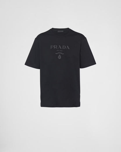 Prada - T-shirt en coton Noir
