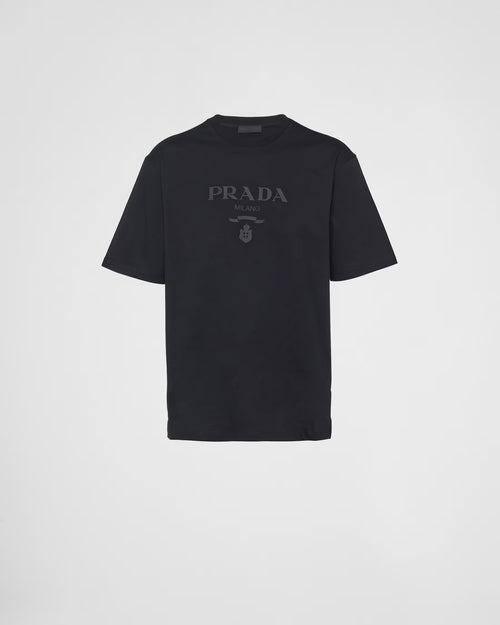 Prada - T-shirt en coton Noir