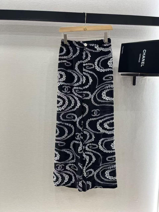 Chanel - Pantalon motif spirale Coco Chanel Beach