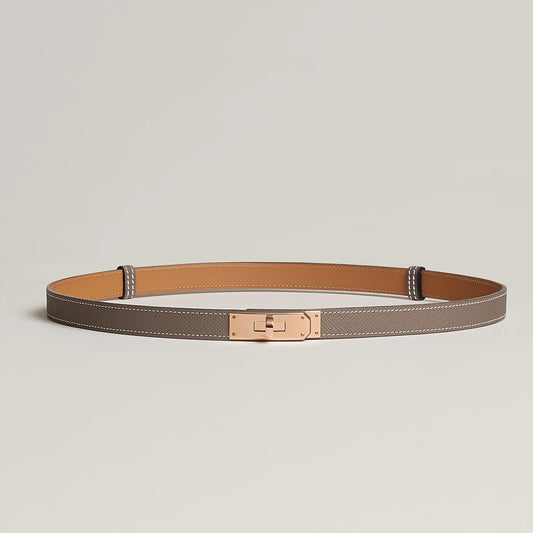 Hermès - Ceinture Kelly 18 Étoupe