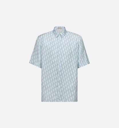 Dior - Ensemble SHORT + CHEMISE Dior Oblique Blanc et Bleu ciel