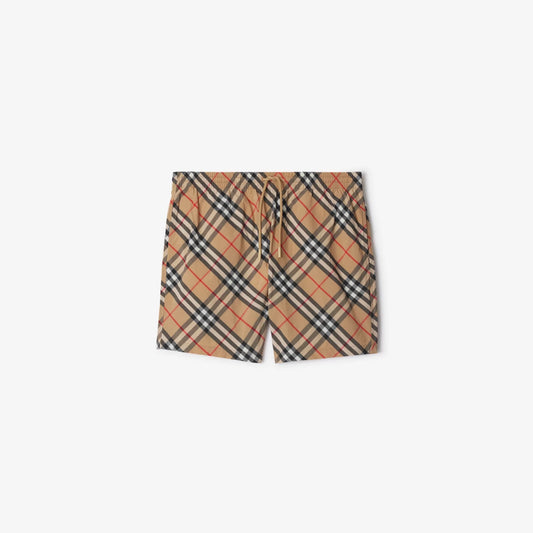 Burberry - Short de bain Check Sable