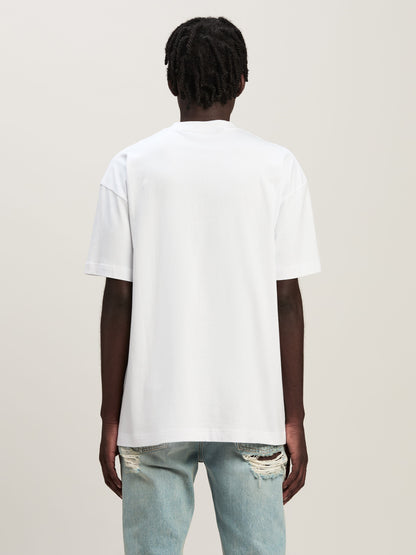 Palm Angels - T-shirt Monogram Spray City Paris Blanc