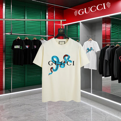 Gucci - T-shirt Gucci Logo Coloré Crème