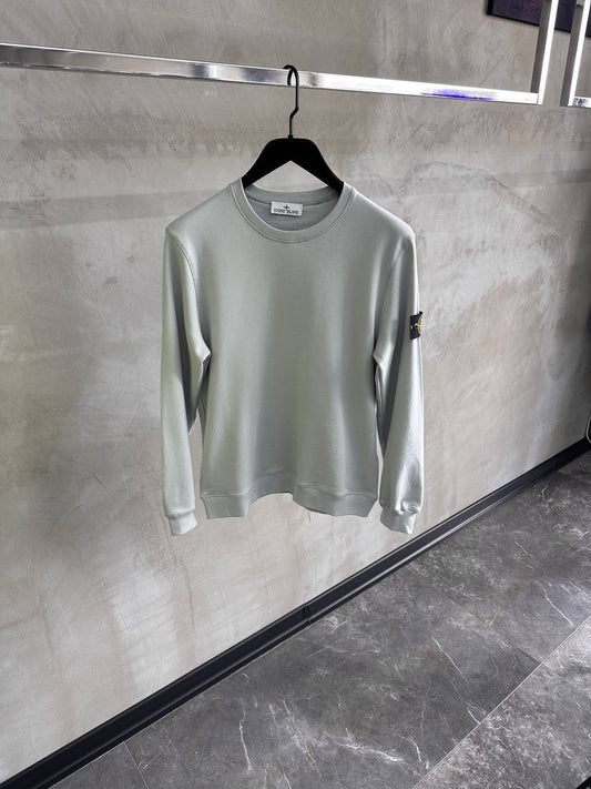 Stone Island - Sweat avec patch Gris