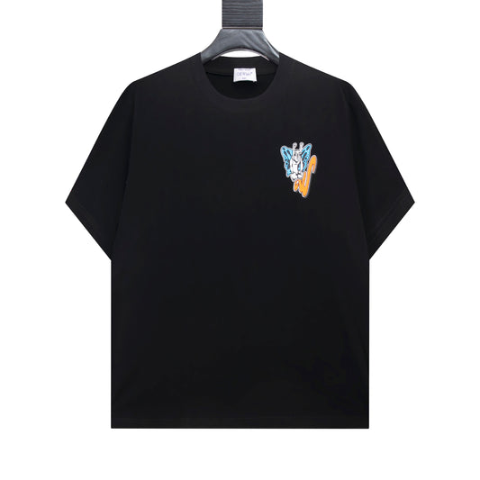 OFF-WHITE - T-shirt Off-White x Cartoon Characters à motif avant et graphique emblématique au dos Noir