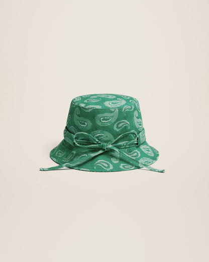 Le bob Gadjo Imprimé Pop Vert Paisley
