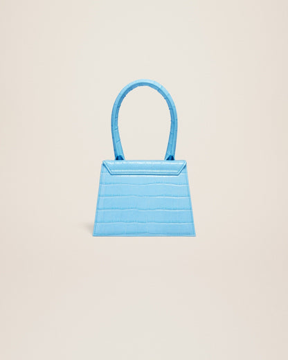 Le Chiquito moyen croco bleu