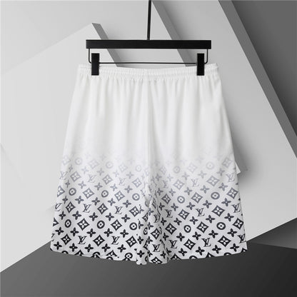 Louis Vuitton - Short à logo LV Blanc