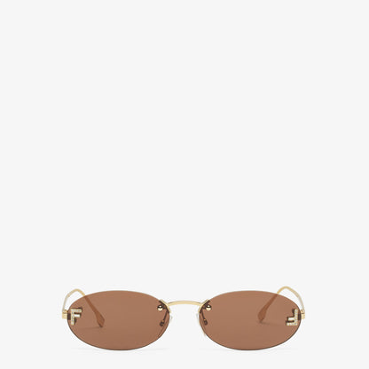 Fendi - Lunettes De Soleil Fendi First Crystal Marron