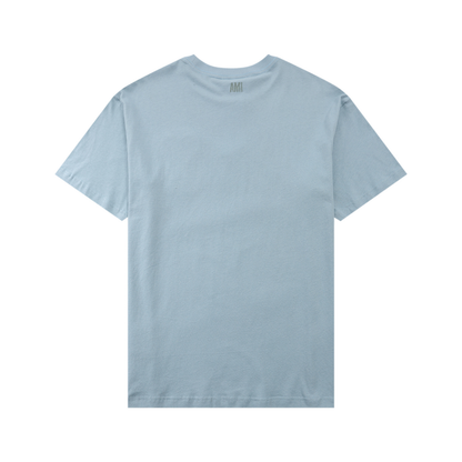 T-shirt Ami Paris Bleu Coeur Bleu