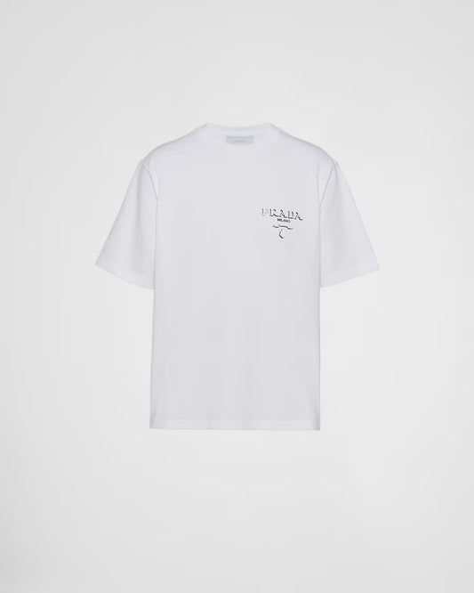 Prada - T-shirt en coton Blanc II
