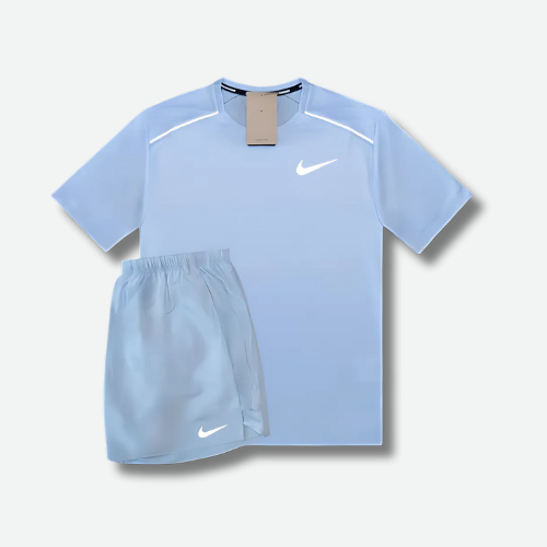 Ensemble Running Bleu Clair
