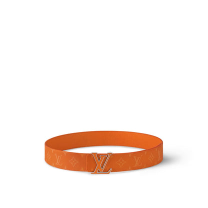 Louis Vuitton - Ceinture LV Initiales 40 mm réversible Orange