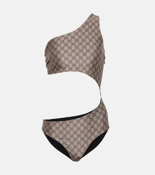 Gucci - Maillot de bain GG asymétrique