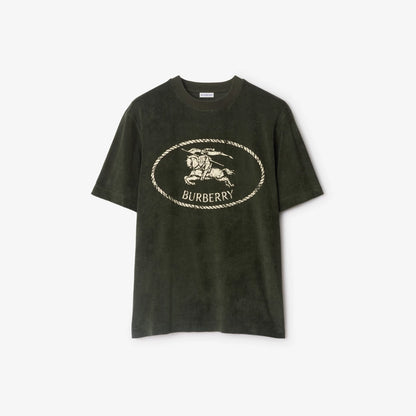 Burberry - T-shirt en coton Knight Shale