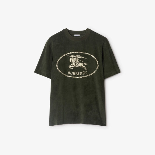 Burberry - T-shirt en coton Knight Shale
