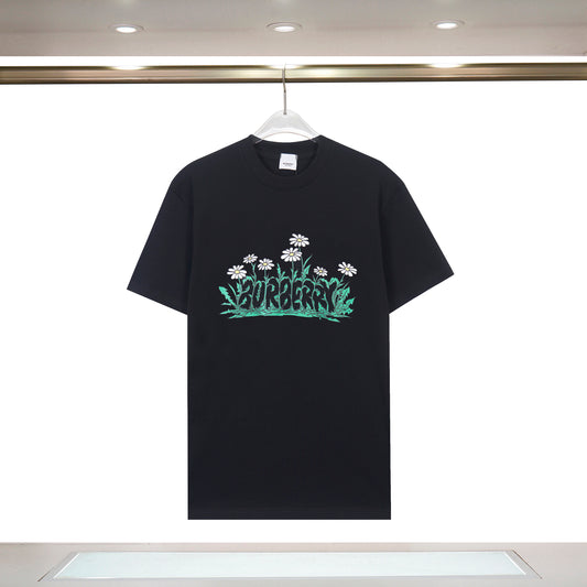 Burberry - T-shirt Burberry avec motif floral coloré - Noir