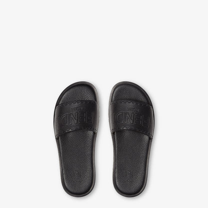 Fendi - Sandales Sandales Fendi Roma en cuir Noir
