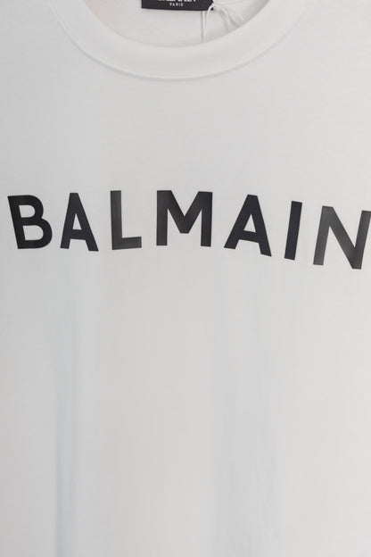 Balmain - T-shirt avec logo Blanc