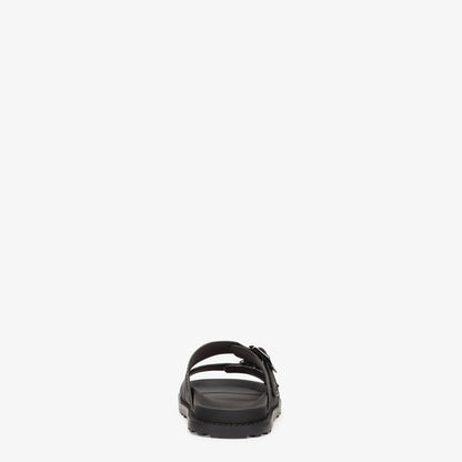 Fendi - Sandales Fendi Feel
en tissu jacquard FF Noir