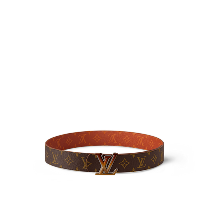 Louis Vuitton - Ceinture LV Dimension Sunset 40 mm réversible Marron