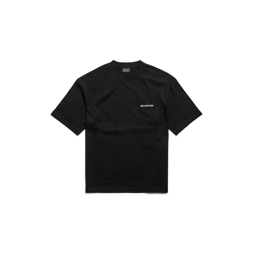Balenciaga - T-SHIRT BALENCIAGA BACK FIT MEDIUM NOIR