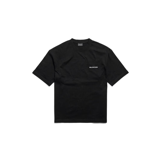Balenciaga - T-SHIRT BALENCIAGA BACK FIT MEDIUM NOIR