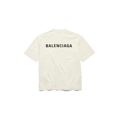 Balenciaga - T-SHIRT BALENCIAGA BACK FIT MEDIUM BEIGE
