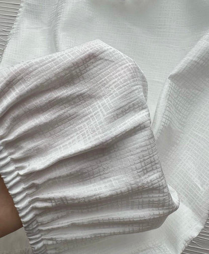 Chanel - Top a bretelle avec perles Blanc