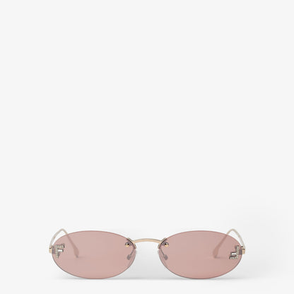 Fendi - Lunettes De Soleil Fendi First Crystal Rose