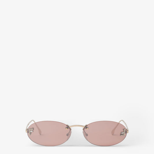 Fendi - Lunettes De Soleil Fendi First Crystal Rose