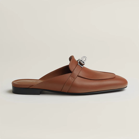 Hermès - Mules Oz Gold