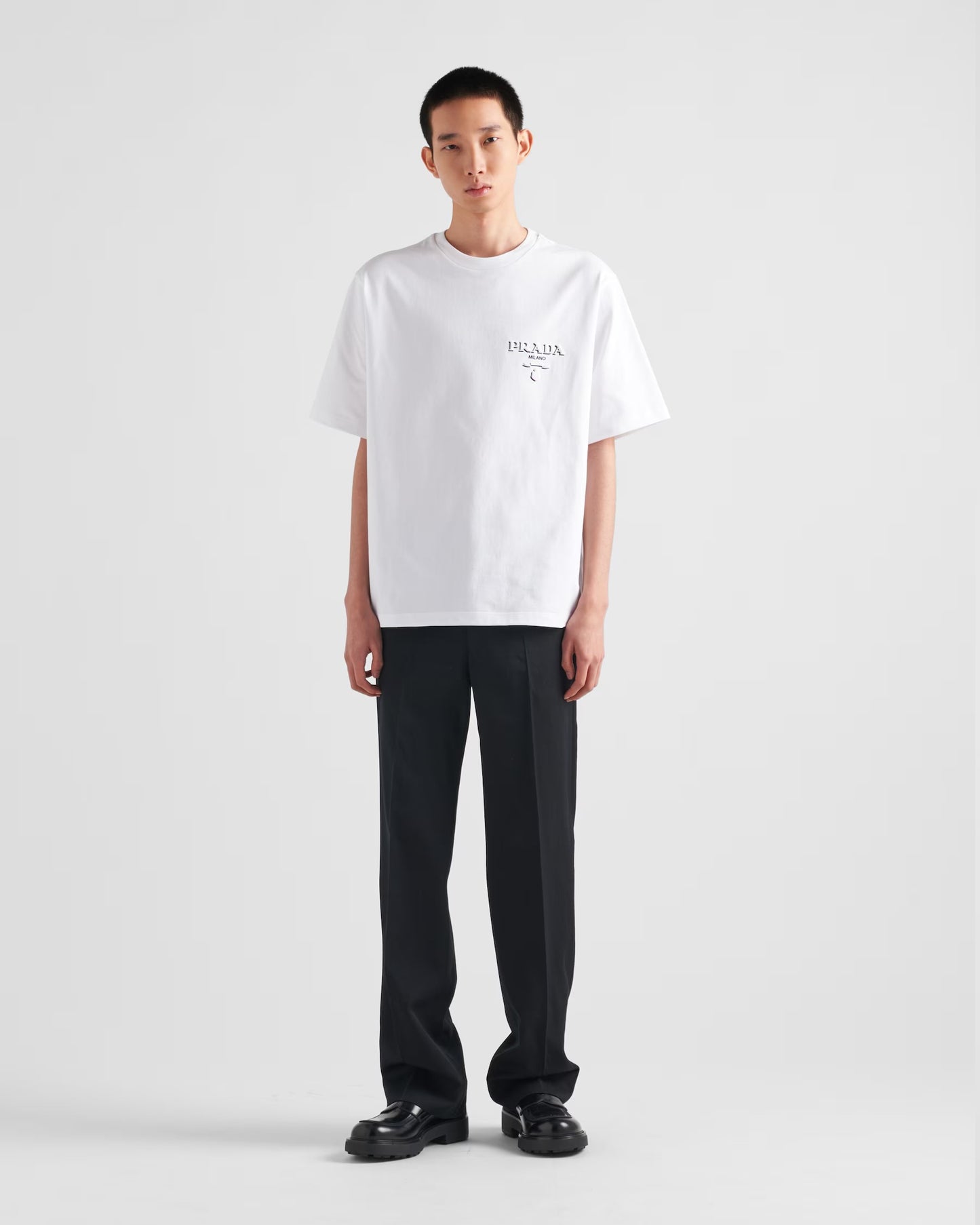 Prada - T-shirt en coton Blanc II