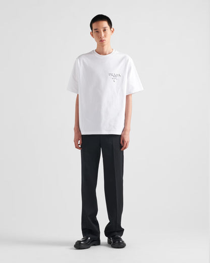 Prada - T-shirt en coton Blanc II