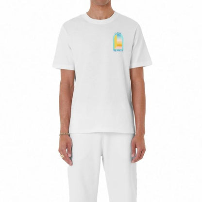 Casablanca - T-shirt L’arche De Jour Blanc
