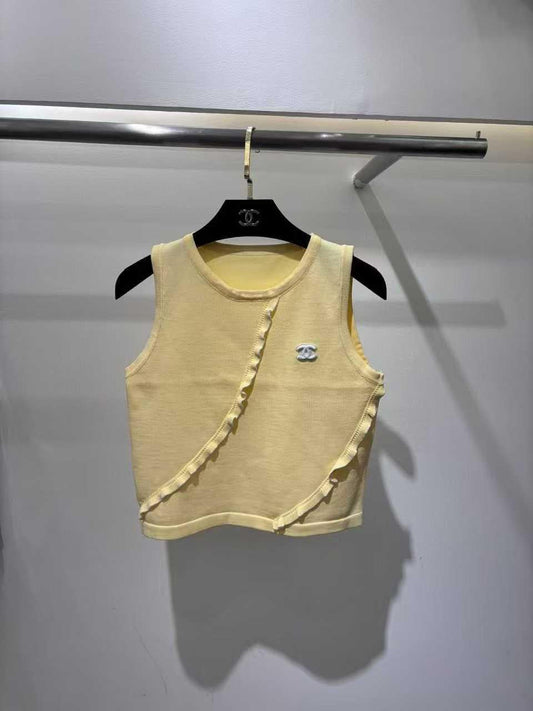 Chanel - T-Shirt Jaune/Noir/Blanc