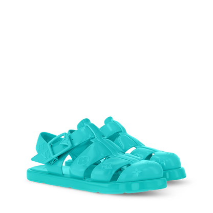 Louis Vuitton - Sandale LV Venice Bleu Turquoise