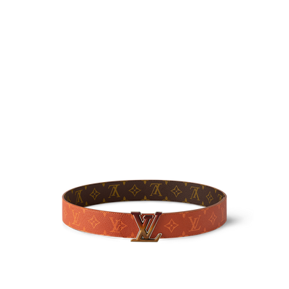 Louis Vuitton - Ceinture LV Dimension Sunset 40 mm réversible Marron