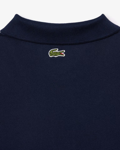 Lacoste - Polo L.12.12 classic fit imprimé signature Bleu Nuit