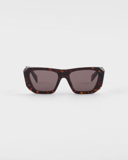 Prada - Lunettes De Soleil Prada Symbole Verres Café