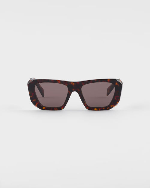 Prada - Lunettes De Soleil Prada Symbole Verres Café