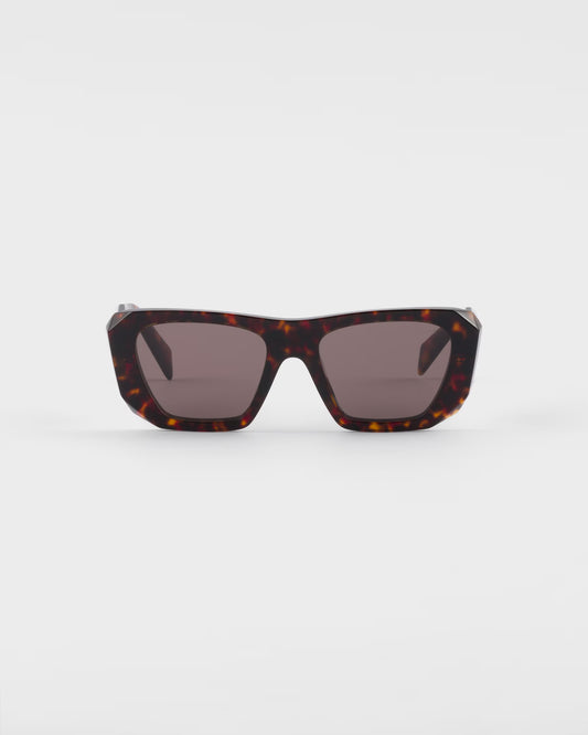 Prada - Lunettes De Soleil Prada Symbole Verres Café