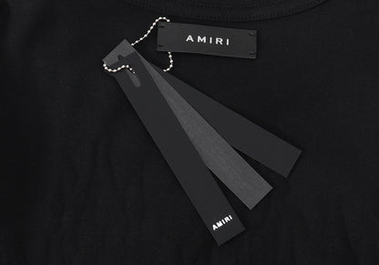 Amiri - T-shirt en coton Smoke Noir